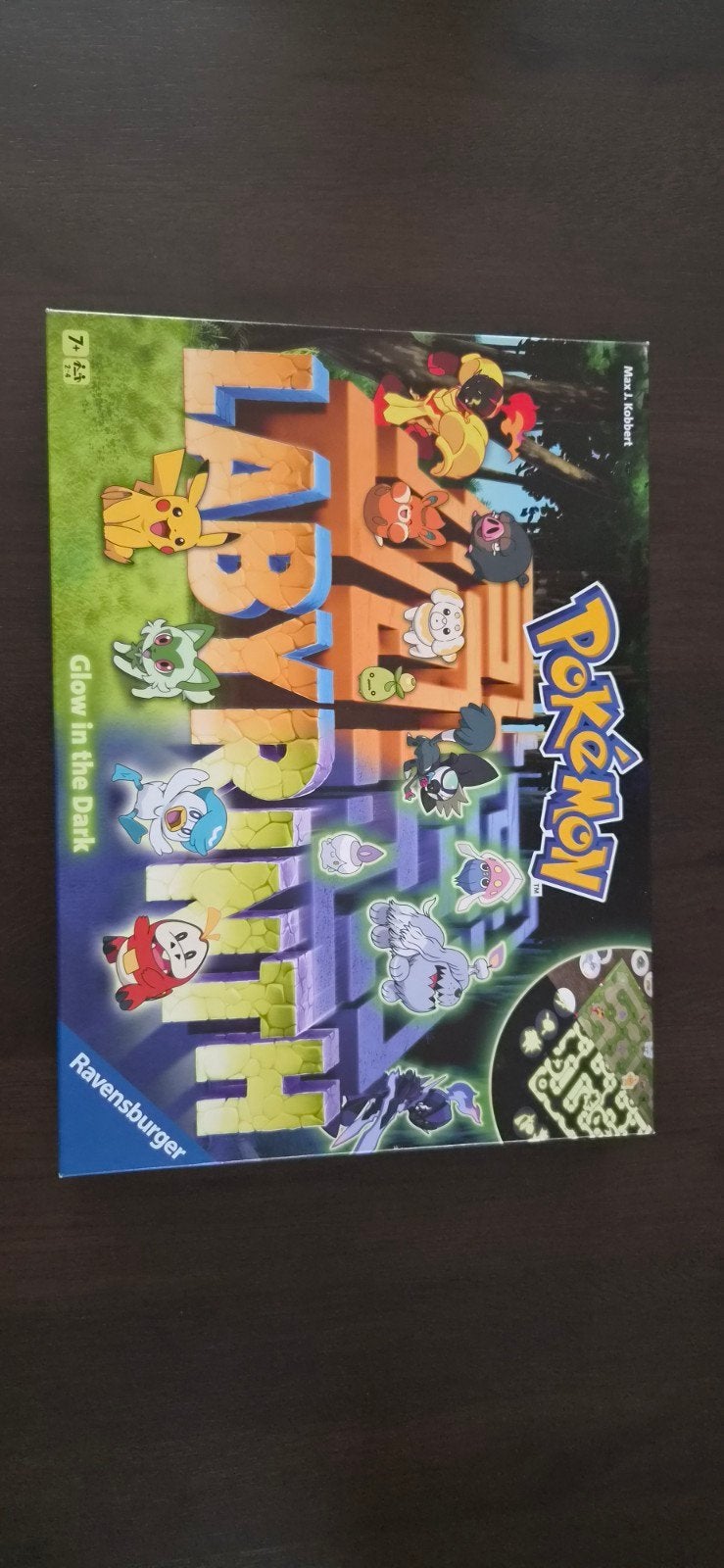 Pokémon Labyrinth Glow in the Dark Bordspel Ravensburger, Drie of vier spelers, Ophalen of Verzenden, Nieuw, Ravensburger