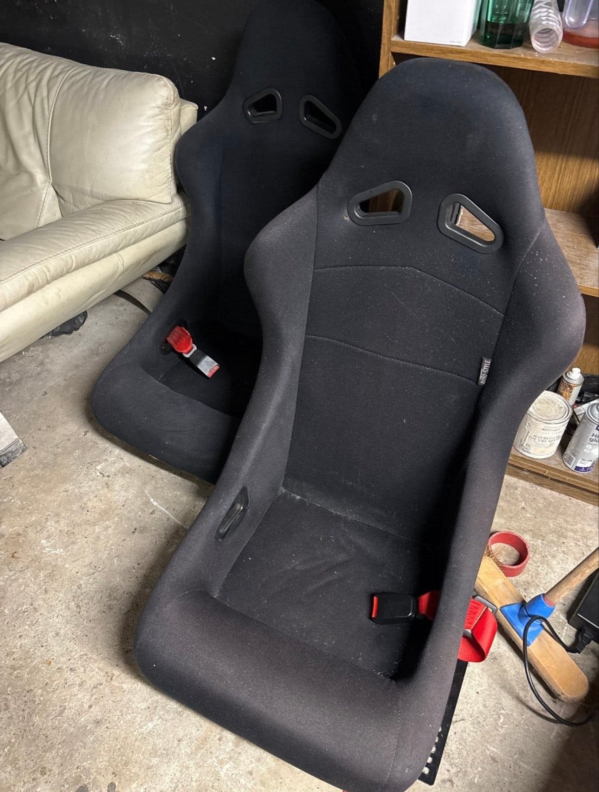 2x Autostype Sportstoelen met frame, Auto-onderdelen, Ophalen, Gebruikt, Universele onderdelen