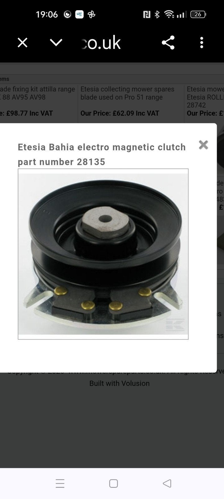 gezocht Etesia Elektromagnetische Koppeling 28135), Ophalen of Verzenden, 50 cm of meer