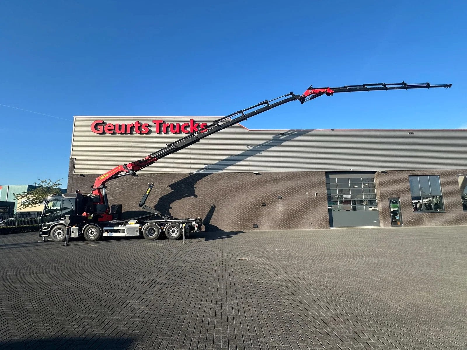 Volvo FM 460 8X2 + PALFINGER PK 65002-SH E +PJ 125E +HAAKARM, Auto's, Automaat, 460 pk, Euro 6, Zwart
