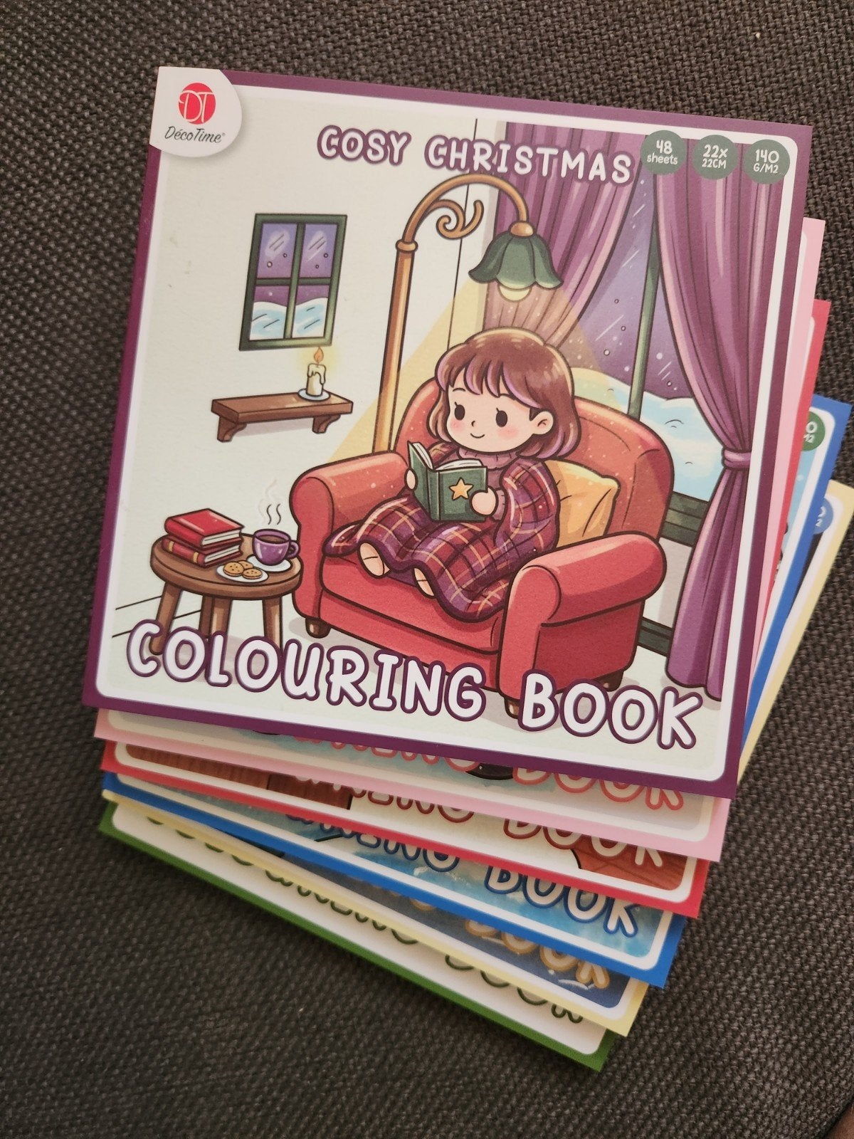 6x Cosy Christmas Kleurboek - Nieuw - Feestdagen Cadeau, Nieuw, Meerkleurig, Ophalen of Verzenden, Papier of Karton