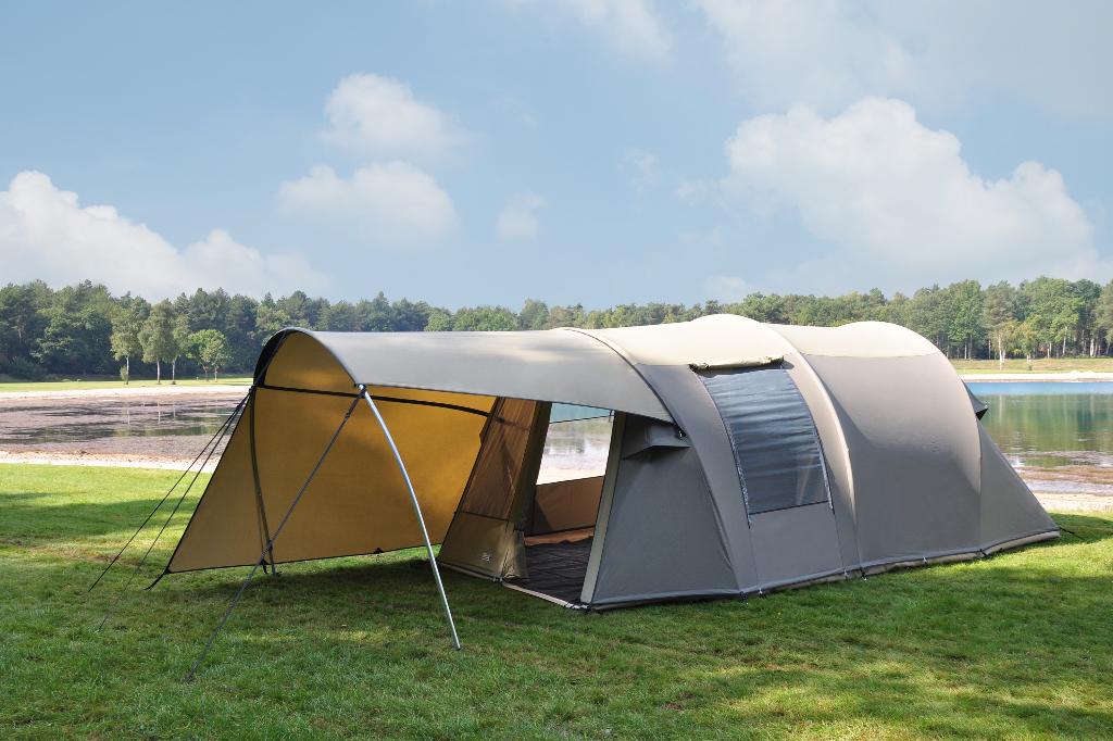 Falco Buizerd 3500 incl. luifel, Caravans en Kamperen, Tenten, Ophalen, Gebruikt, Tot en met 4