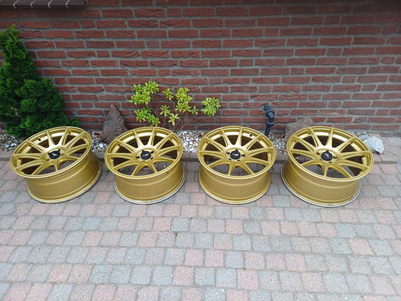 Subaru impreza wrx JR11 GOLD VELGEN, Ophalen, Zomerbanden, Velg(en)