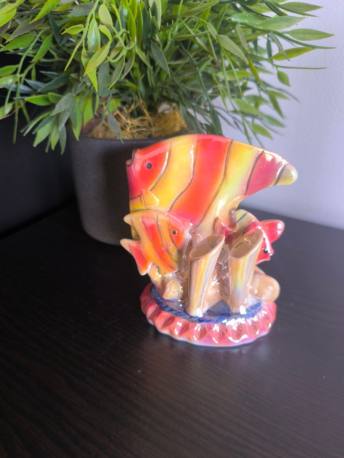 te koop: vintage gekleurde keramieken vissen, Ophalen