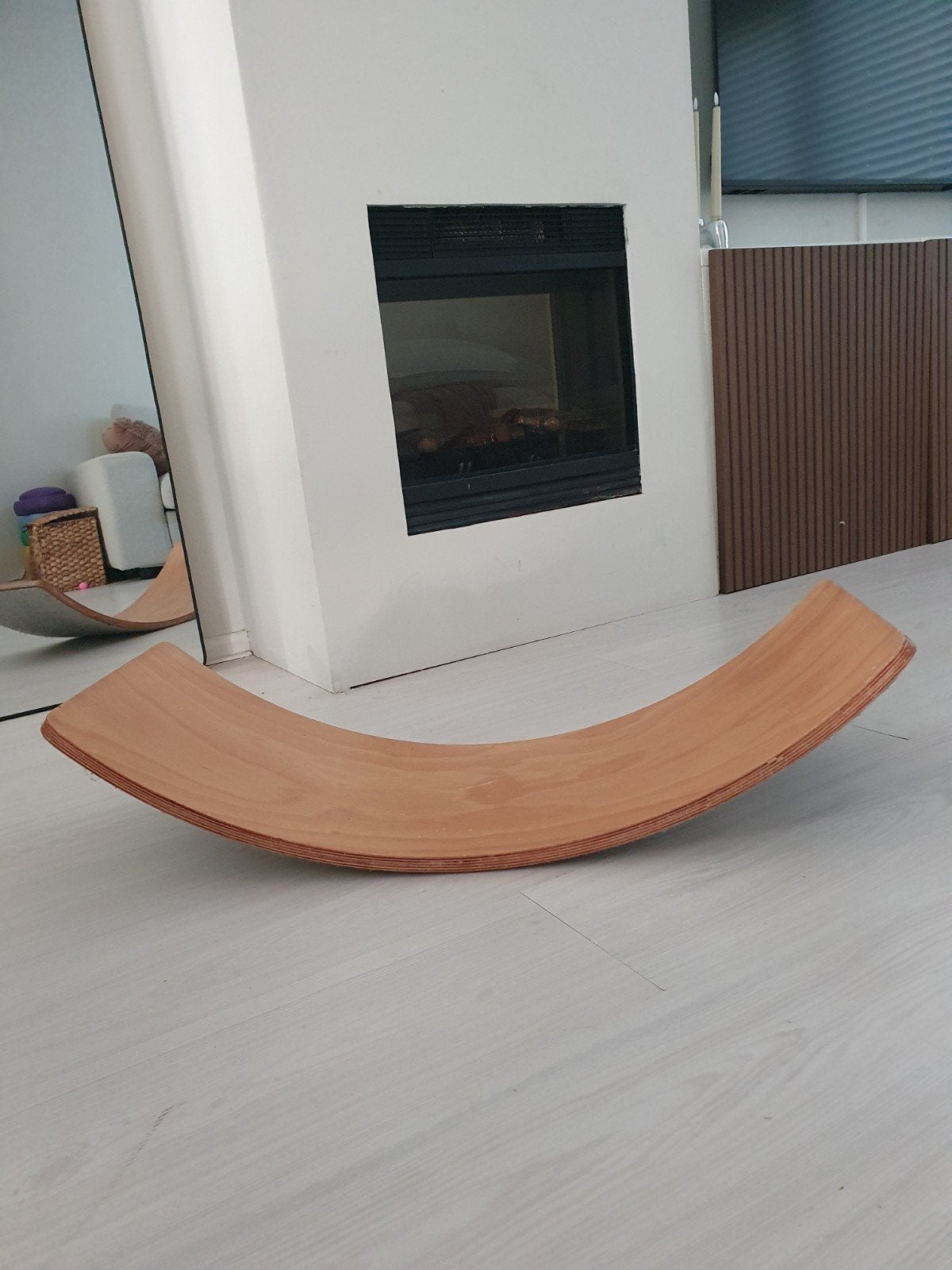 Houten Wobbelboard - Balansbord voor Kinderen, Ophalen of Verzenden, Gebruikt, Rij- of Hobbelspeelgoed