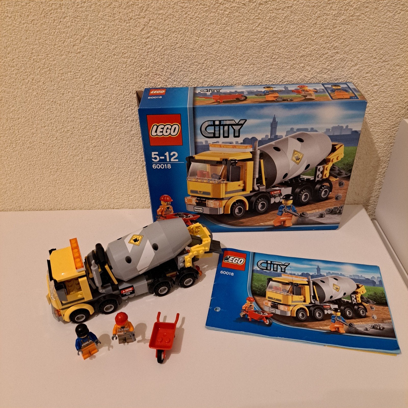 Lego City 60018 Cement Mixer., Ophalen of Verzenden, Zo goed als nieuw, Lego