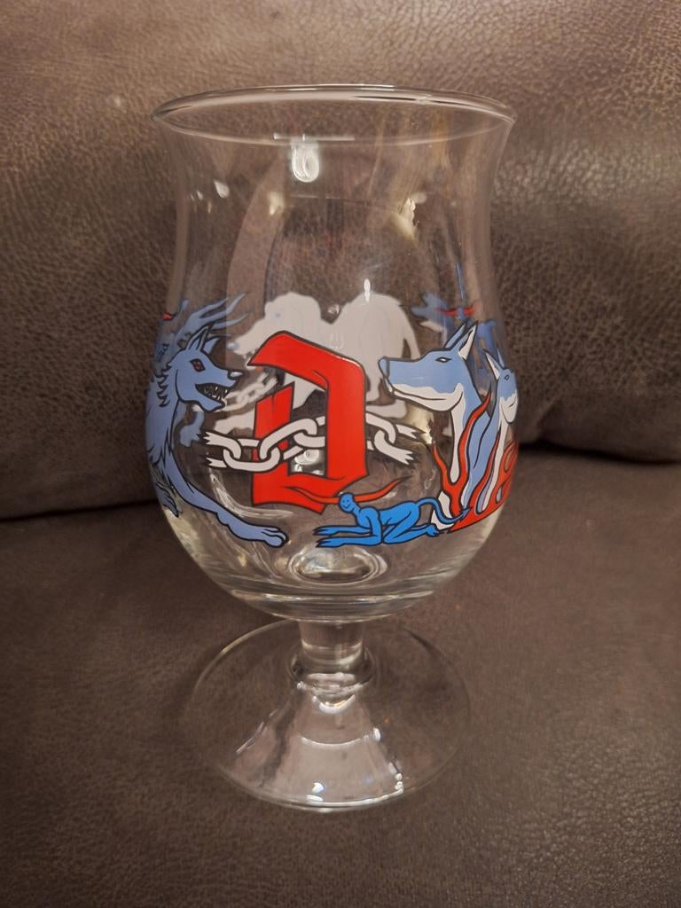 Duvel Limited Edition glas in goede staat, Ophalen of Verzenden
