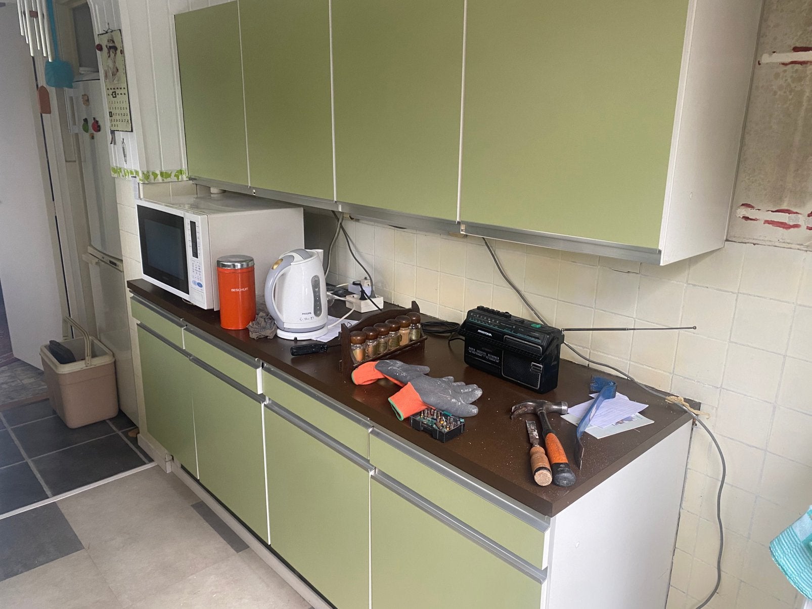 Siematic keuken Jaren 70 vintage, Ophalen, Zo goed als nieuw, Hoekkeuken