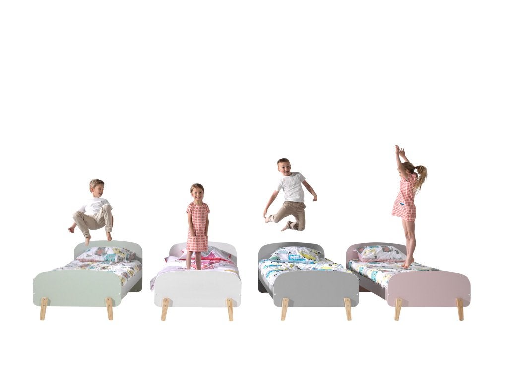 Kiddy 1-persoonsbed - 3 kleuren, Niet ingevuld, Niet ingevuld, Niet ingevuld
