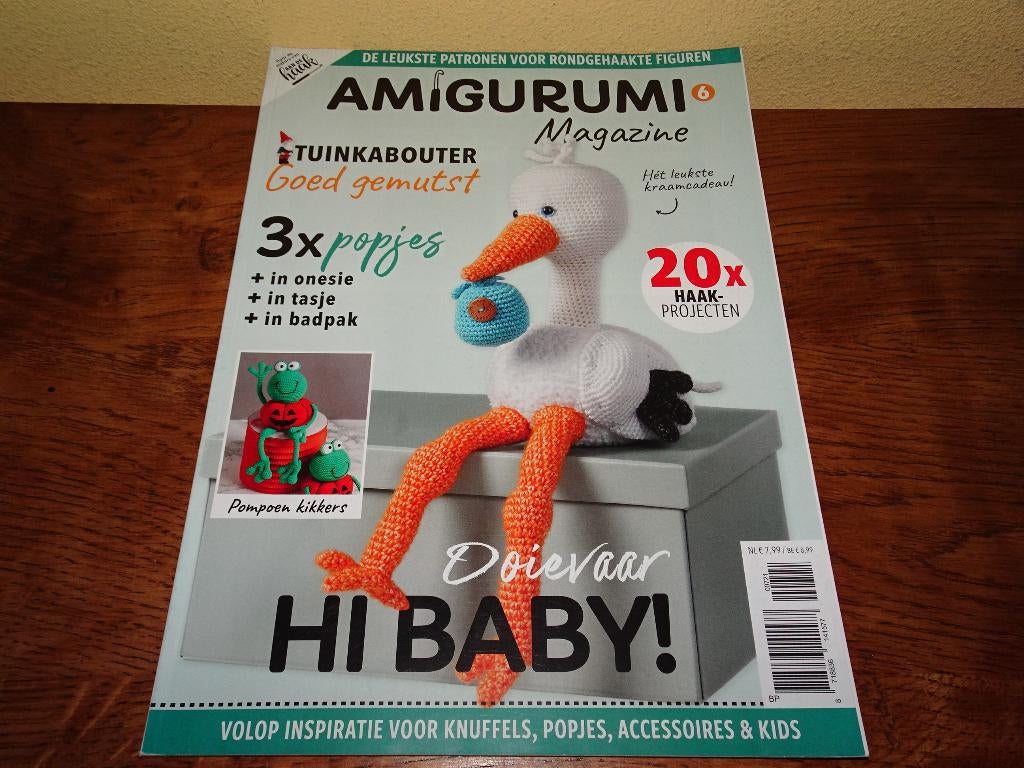 Aan de haak Amigurumi Magazine 6 met 20 x haakprojecten, Hobby en Vrije tijd, Breien en Haken, Ophalen of Verzenden, Gebruikt