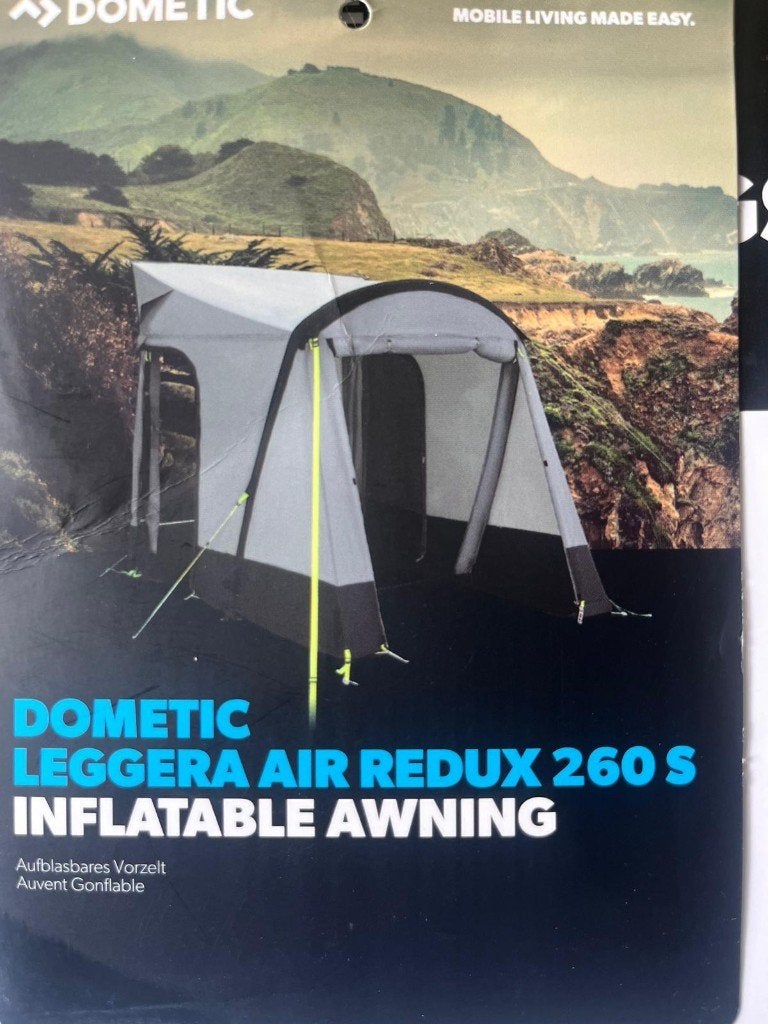Opblaasbare voortent Dometic Leggera air redux 260 s, Ophalen of Verzenden, Nieuw, Polyester, Dometic
