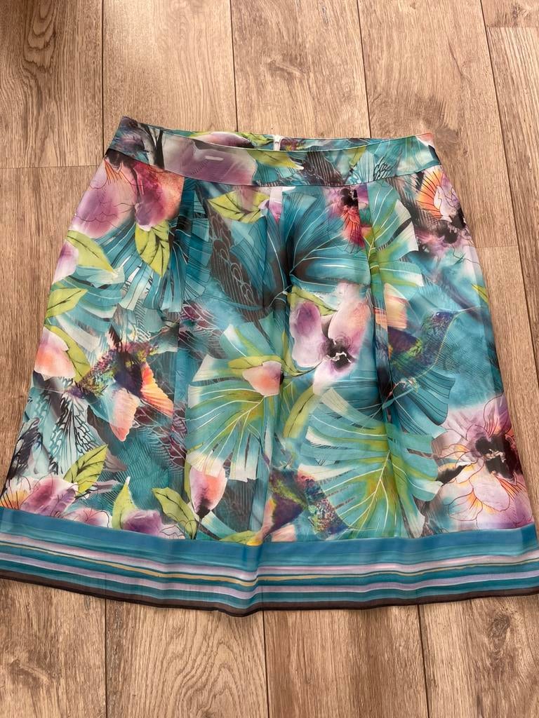 Gerry Weber kleurige zomer  rok maat 42, Kleding | Dames, Rokken, Blauw, Maat 42/44 (L), Ophalen of Verzenden, Zo goed als nieuw