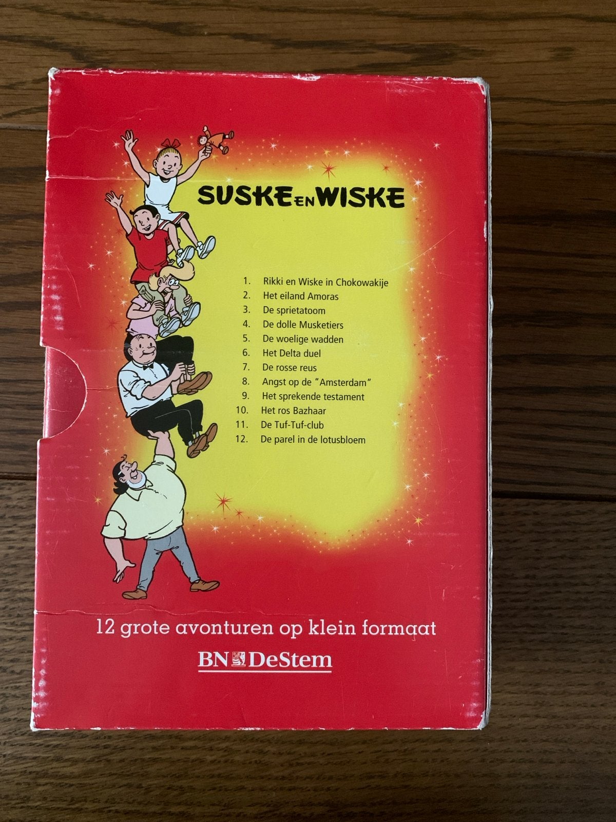Suske en Wiske: 12 Grote Avonturen op Klein Formaat, Boeken, Stripboeken, Gelezen, Complete serie of reeks, Ophalen of Verzenden