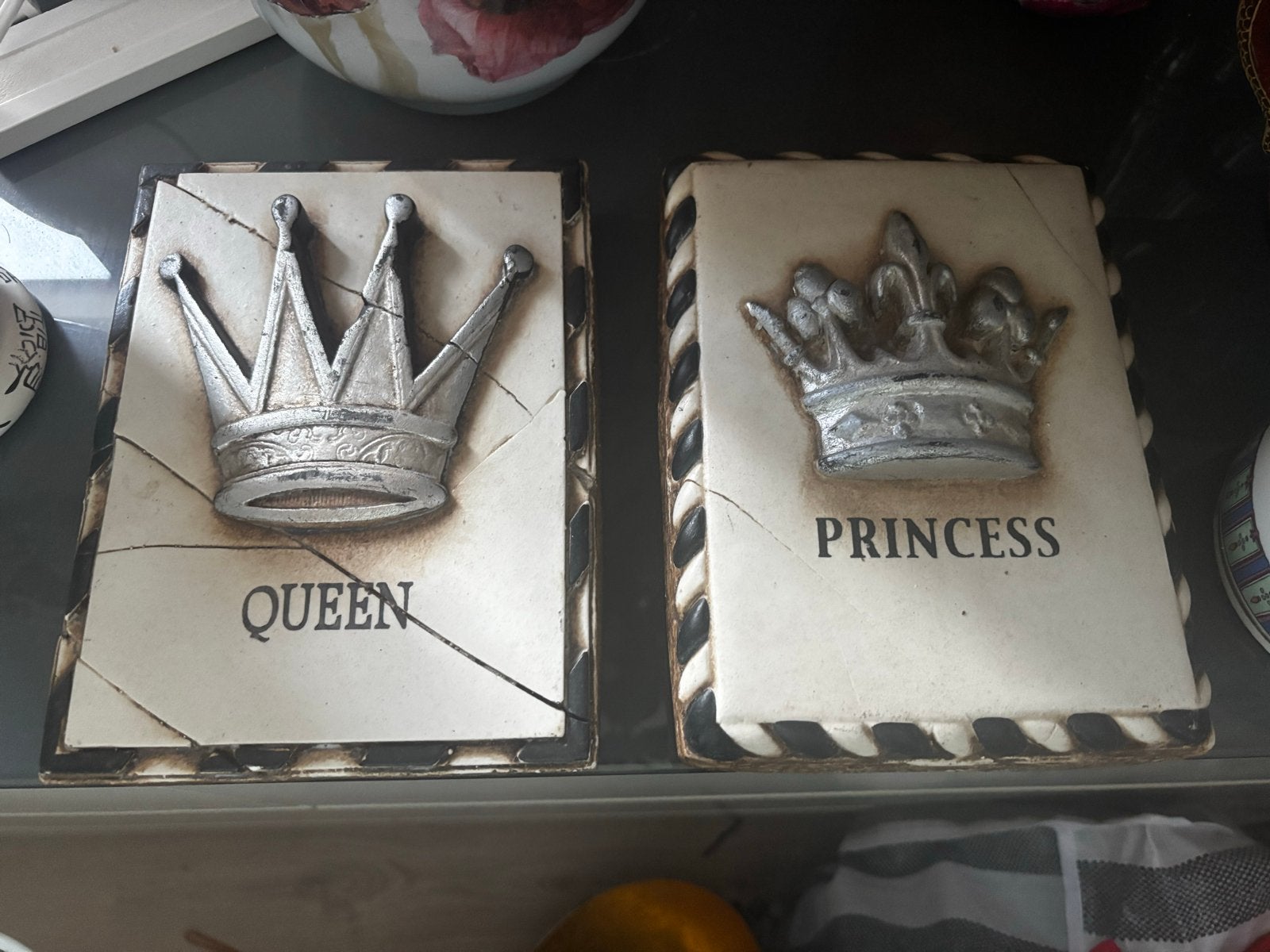 Sid Dickens Tegels 'Queen' en 'Princess' - Decoratieve Wandt, Ophalen