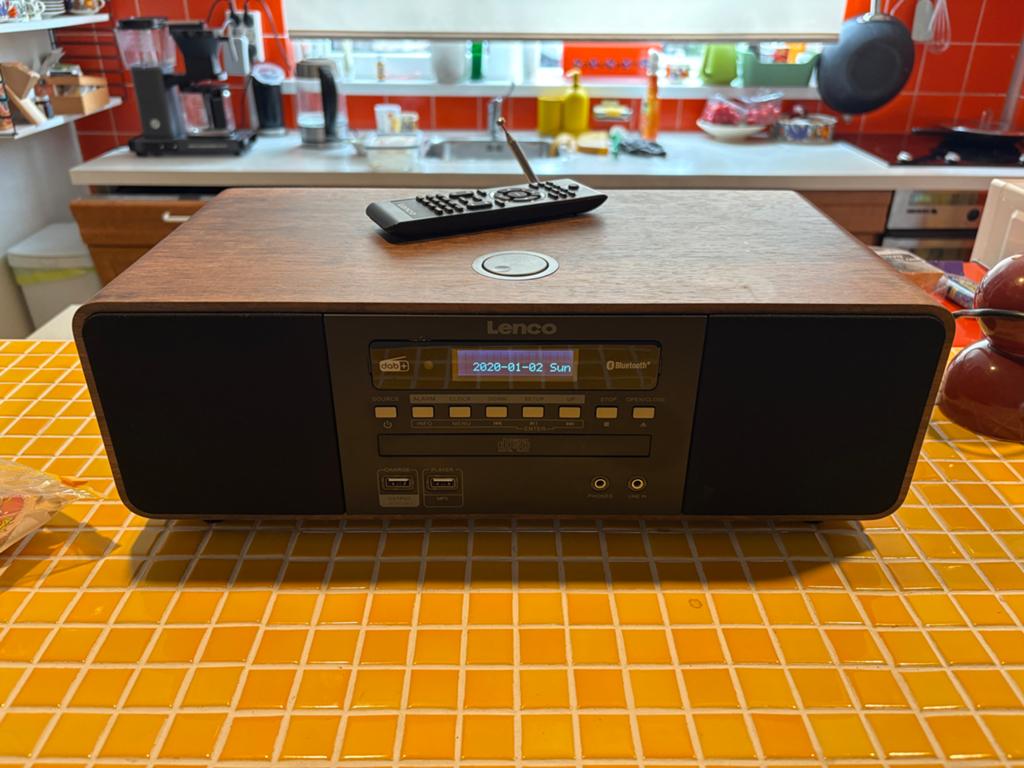 Lenco DAR-051WD Microset met DAB+, CD, Bluetooth en USB, Overige merken, Ophalen of Verzenden, Zo goed als nieuw, Microset