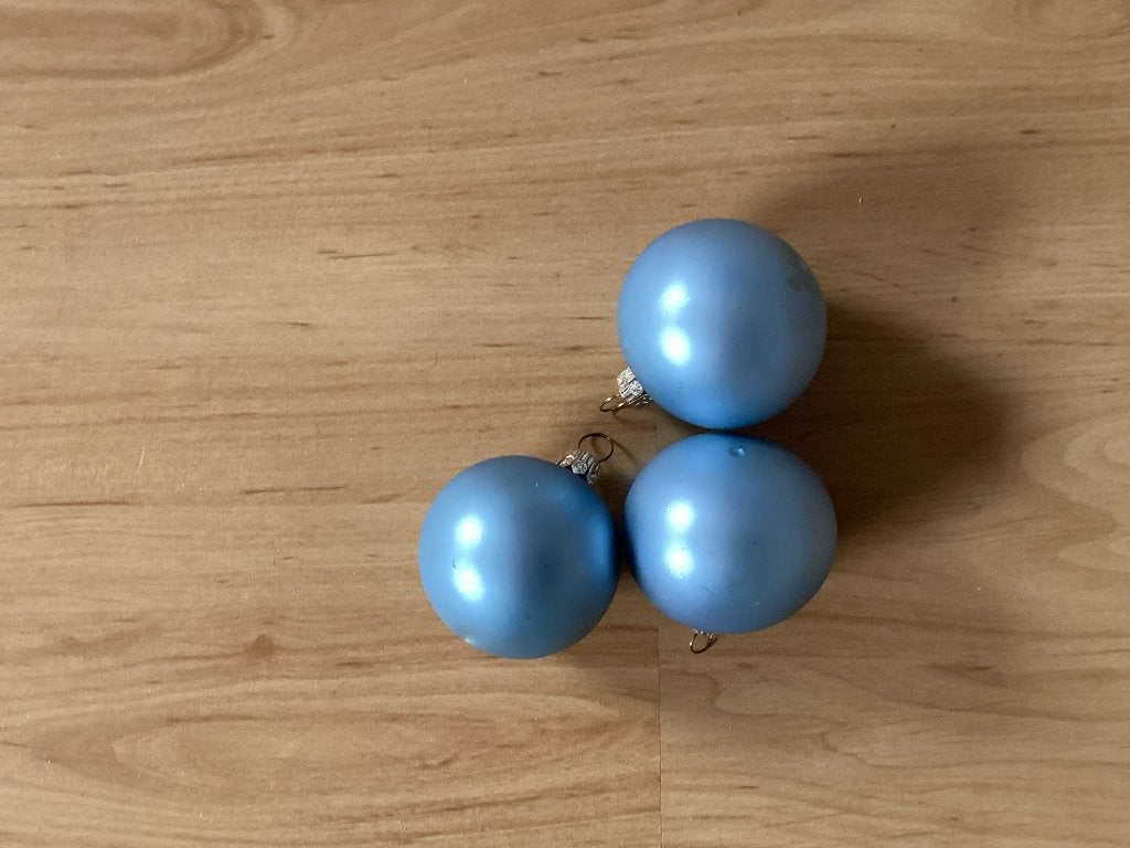 blauwe kerstballen, Diversen, Ophalen of Verzenden, Nieuw