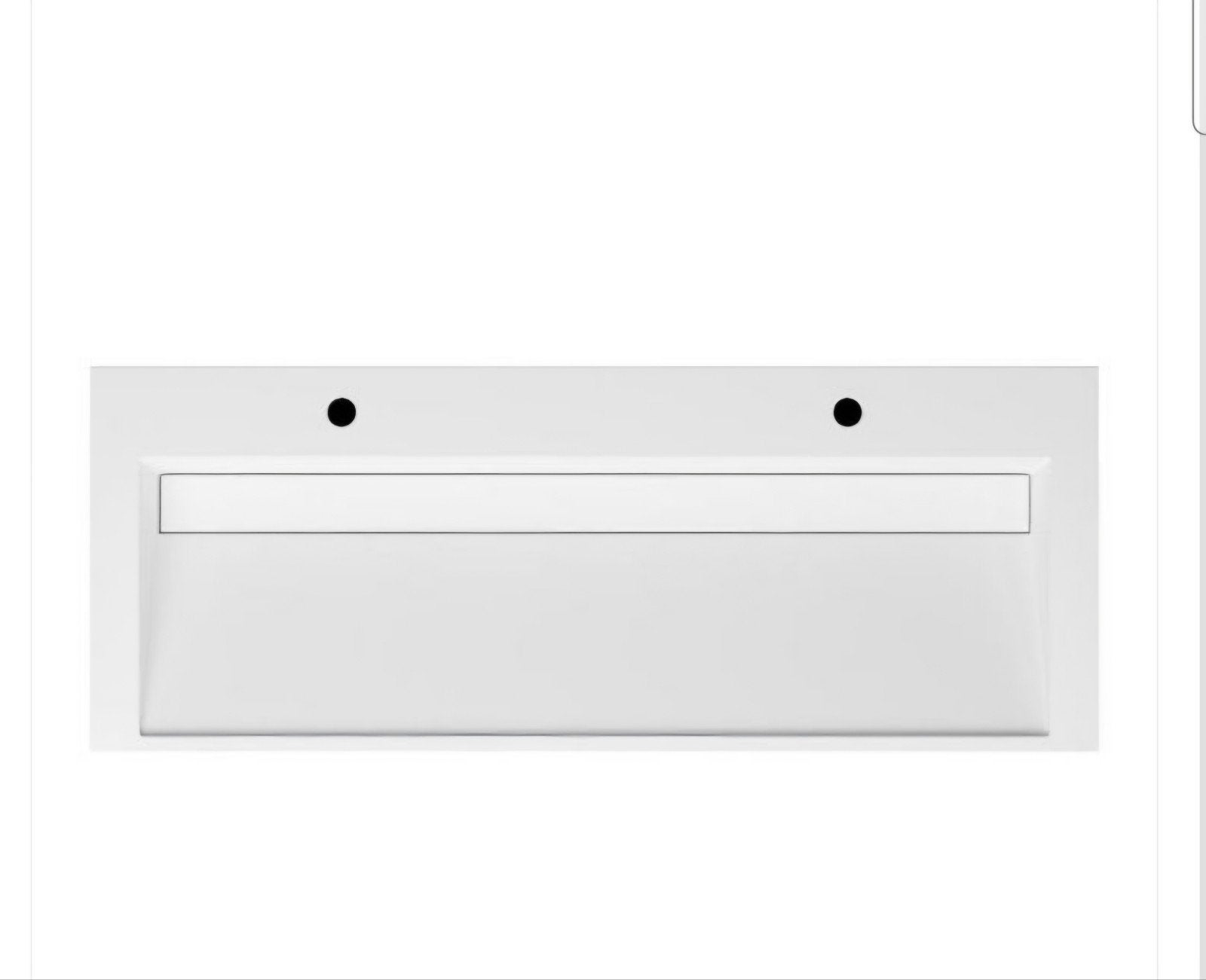 Bellanti Renzo wastafel 120 cm – Polystone mat wit, Ophalen, 100 tot 150 cm, Zo goed als nieuw, Minder dan 100 cm