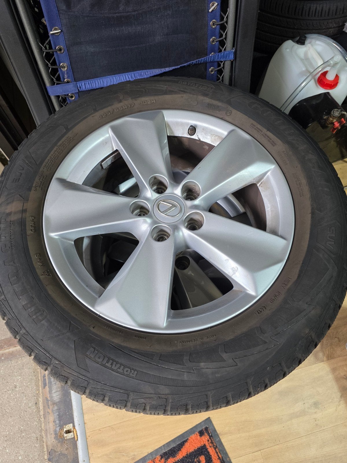 Lexus Nx velgen met winterbanden, Ophalen, Gebruikt, Banden en Velgen, 17 inch