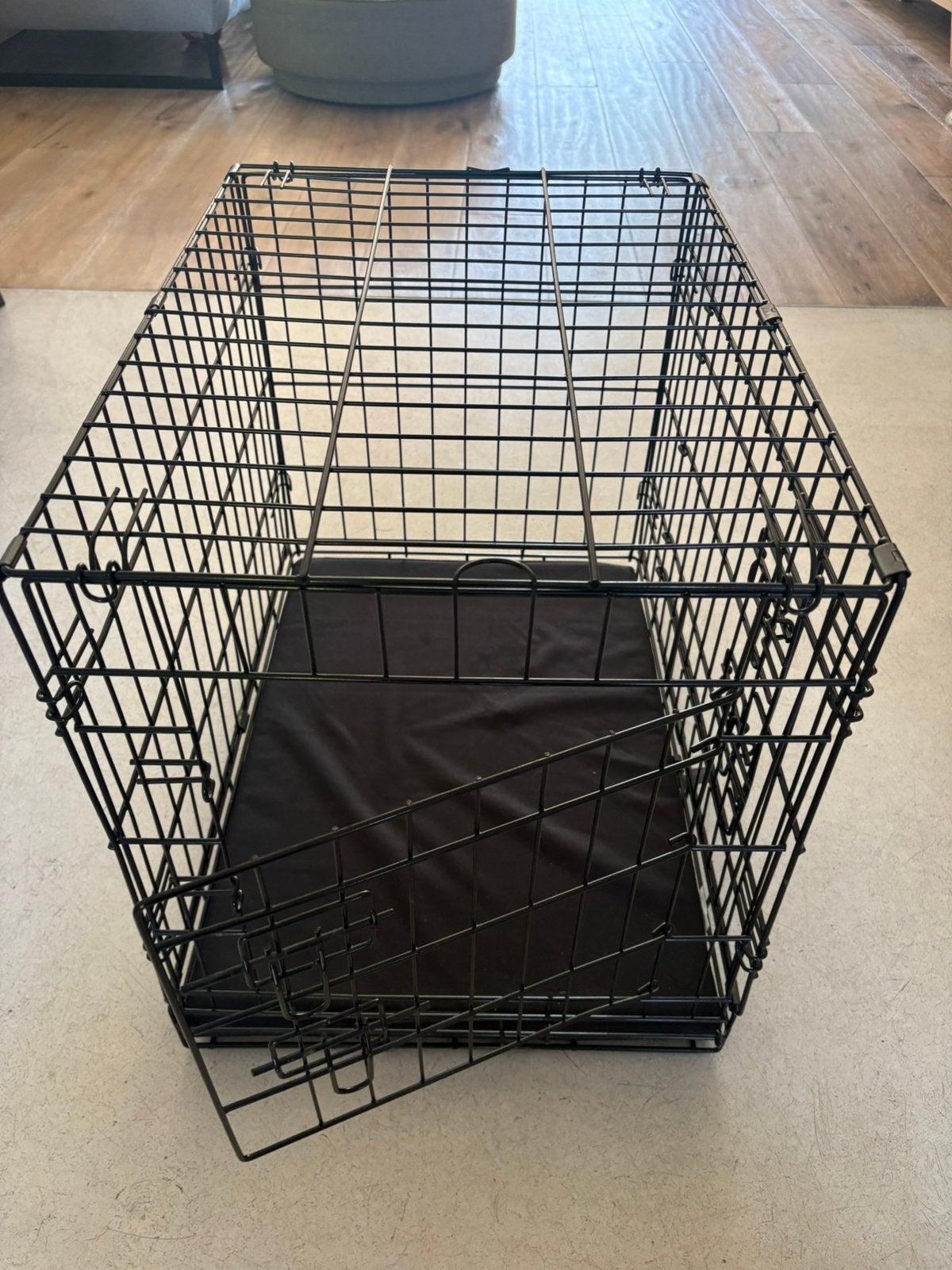 Bench voor huisdier met kussen, opklapbaar, Dieren en Toebehoren, Hondenbenches, Ophalen, Zo goed als nieuw