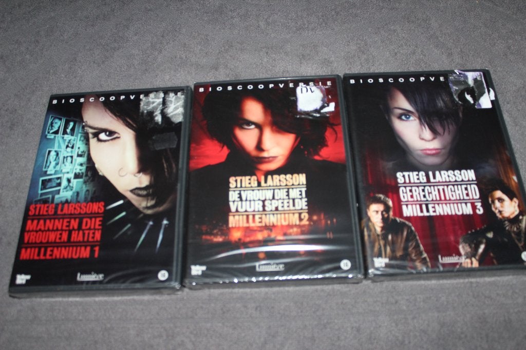 DVD The Millenium Trilogy, Vanaf 16 jaar, Nederlands, Ophalen of Verzenden, Nieuw in verpakking