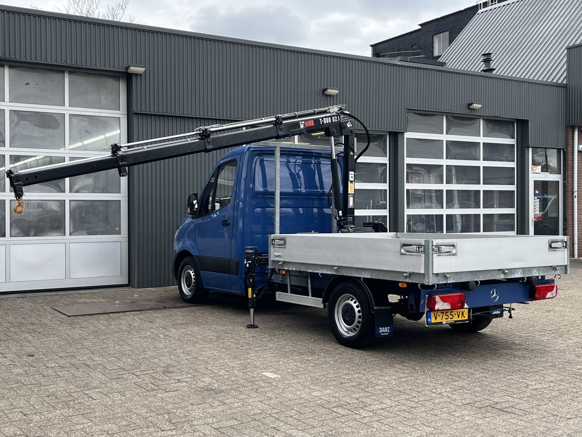 Mercedes-Benz Sprinter 311 2.2 CDI L2 Hiab 023T Laadkraan 2-, Gebruikt, 4 cilinders, Blauw, 116 pk