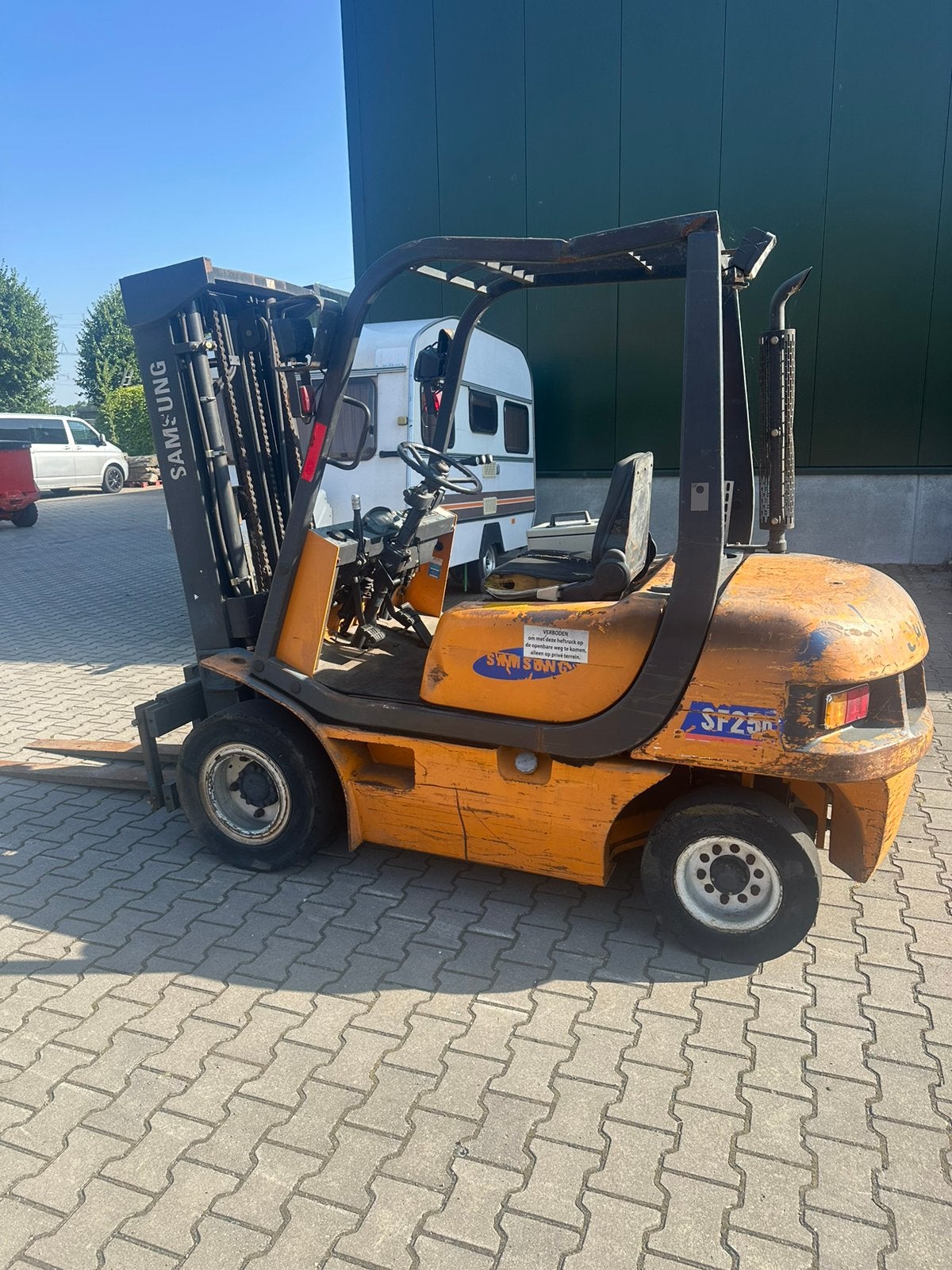 Samsung sf25d diesel heftruck, Ophalen of Verzenden, Diesel, Heftruck