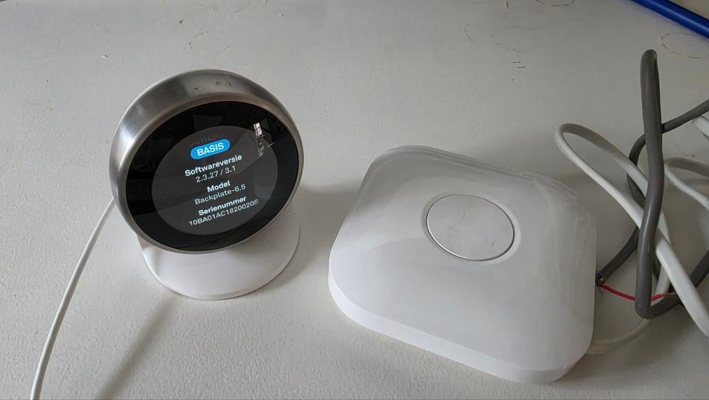 Nest Lear ing  thermostaat 3de generatie met heat link, Doe-het-zelf en Verbouw, Geisers en Boilers, Minder dan 20 liter, Verzenden