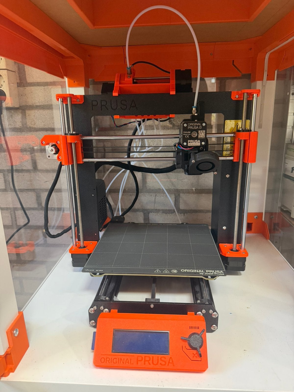 Prusa i3 MK3S+ met MMU2S upgrade kit, Ophalen, Gebruikt, Filament
