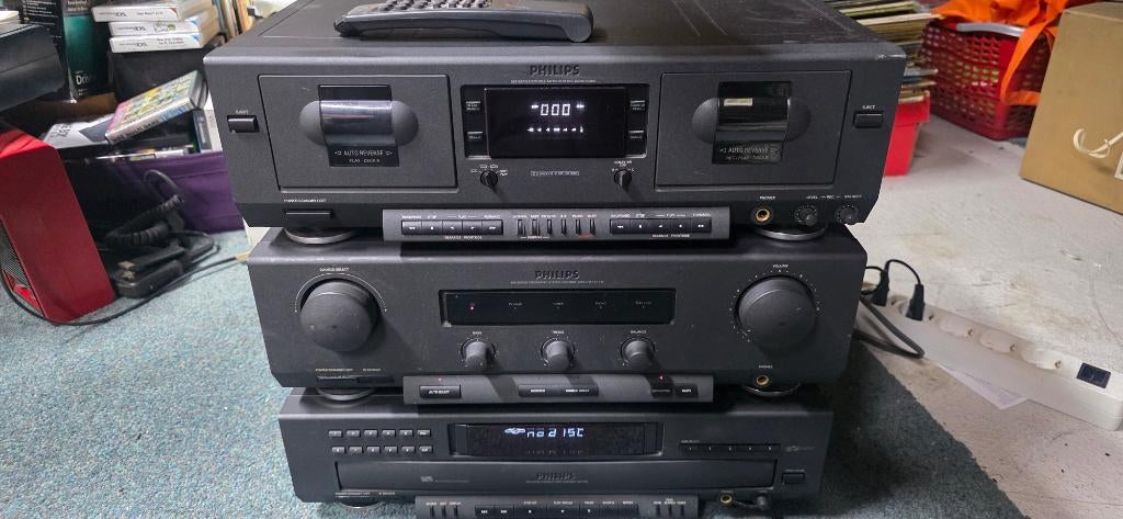 philips 900 serie, Audio, Tv en Foto, Stereo-sets, Gebruikt, Cassettedeck, Cd-speler, Philips, Losse componenten, Ophalen