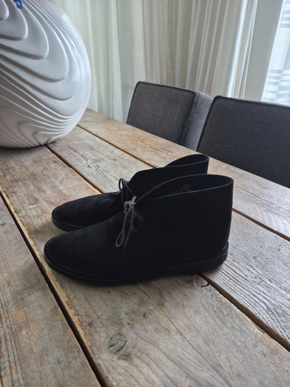 Zwarte suède Clarks Desert Boots maat 42,5, Ophalen, Zwart, Clarks