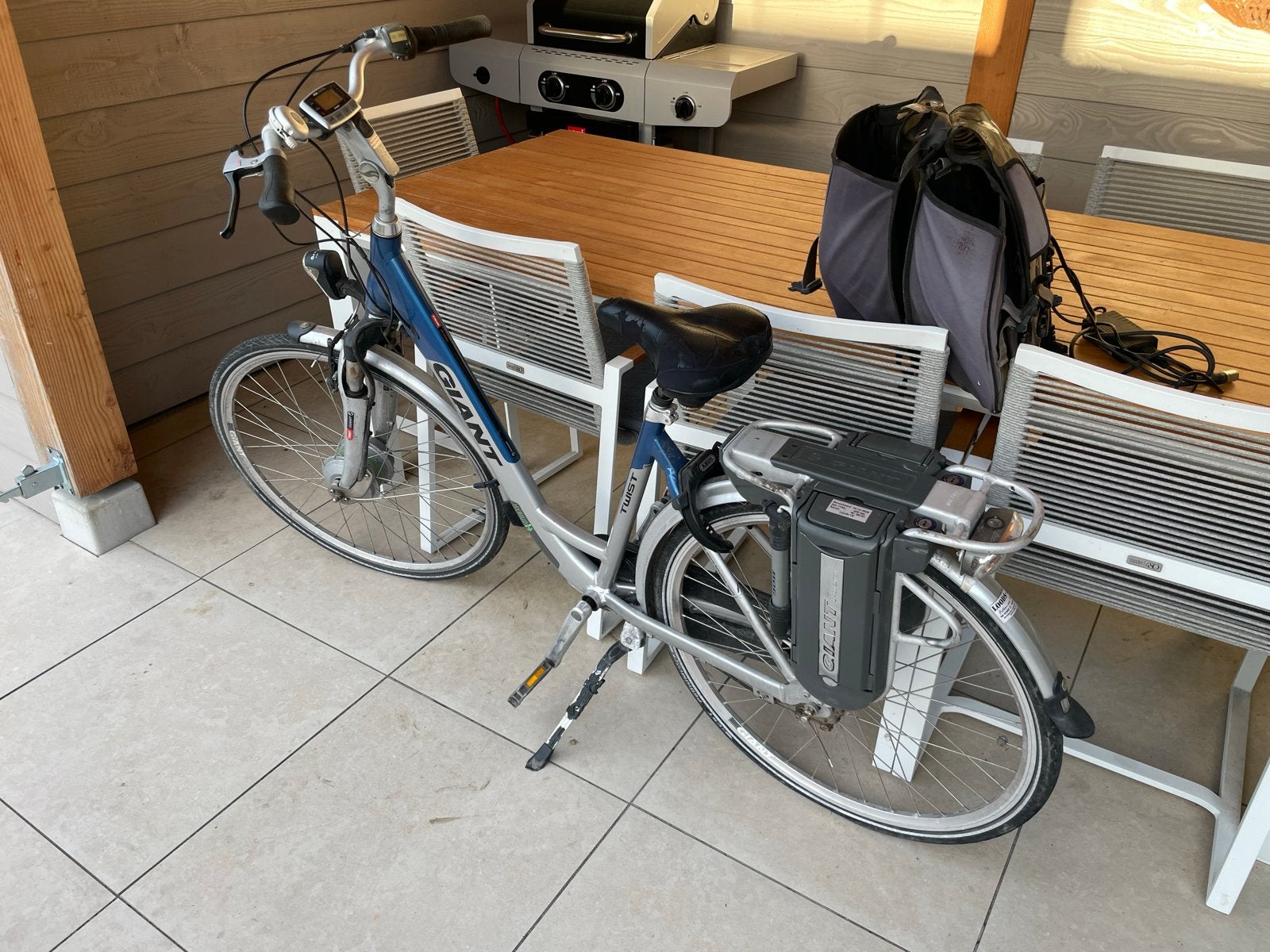 Giant elektrische fiets - accu gereviseerd, display defect, Fietsen en Brommers, Elektrische fietsen, Ophalen, Gebruikt, Giant