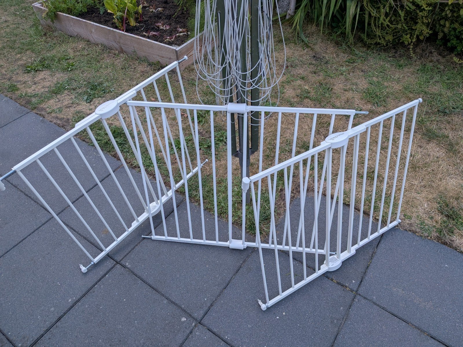 3 Munchkin traphekjes, waarvan 2 met bevestigingsmateriaal, Ophalen, Gebruikt, Klemhekje, Metaal of IJzer