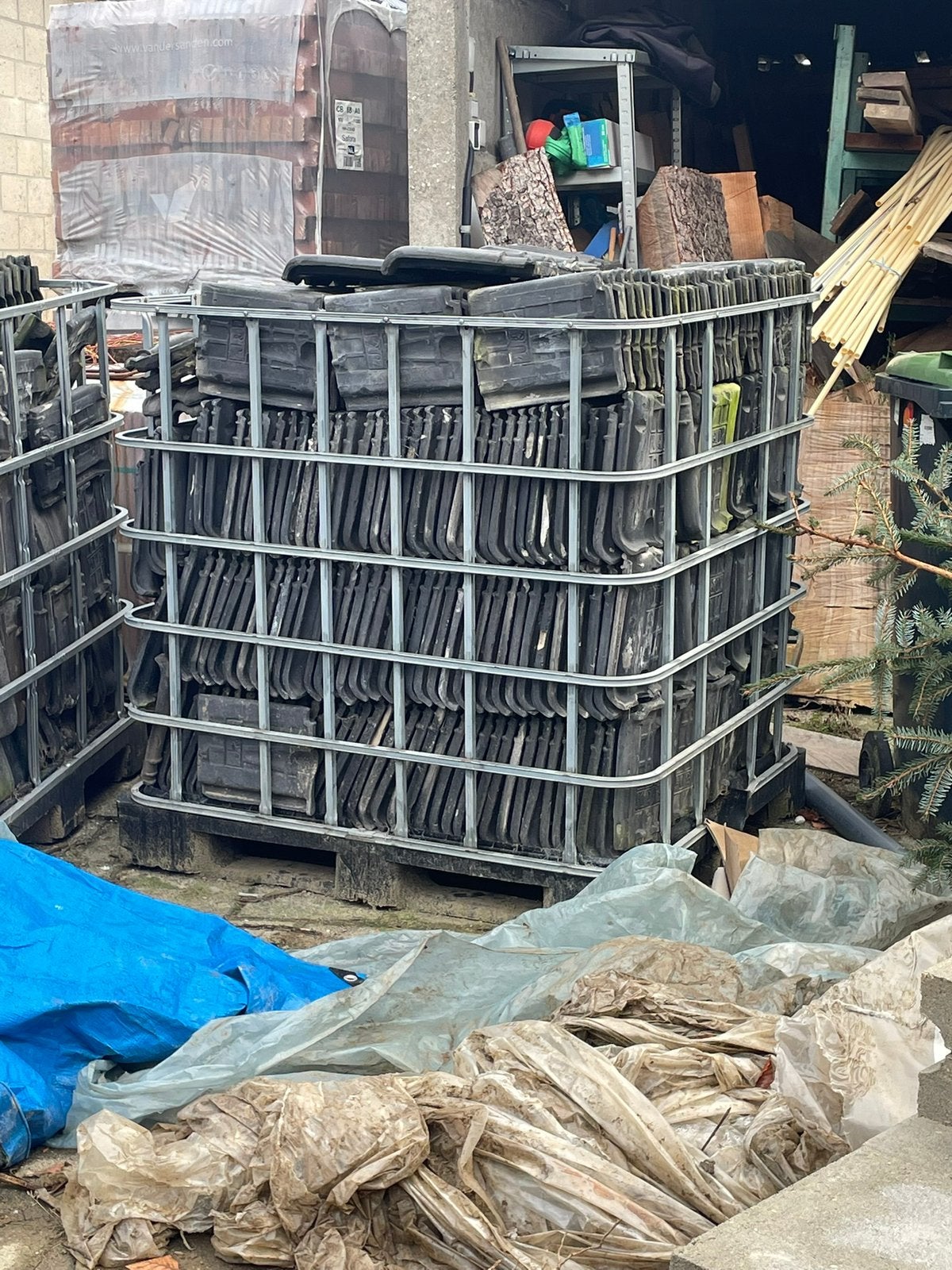 Kruispannen, Ophalen, Overige materialen, Zwart, 15 m² of meer