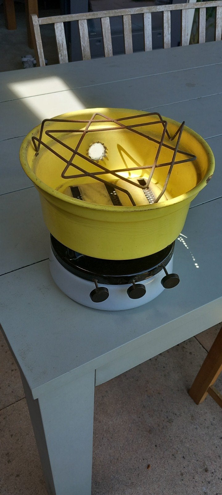 Petroleumstel, Antiek en Kunst, Ophalen of Verzenden