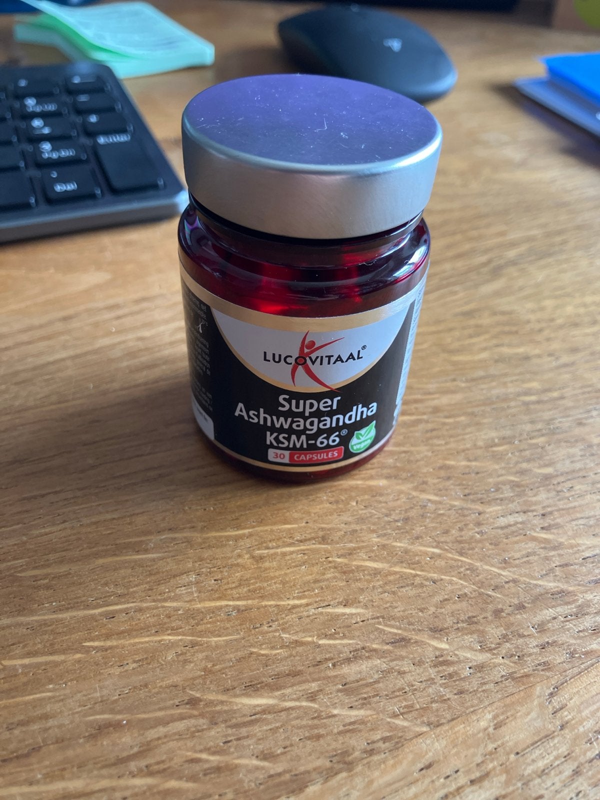 Lucovitaal Super Ashwagandha KSM-66 - 30 capsules, Ophalen of Verzenden, Zo goed als nieuw, Poeder of Drank