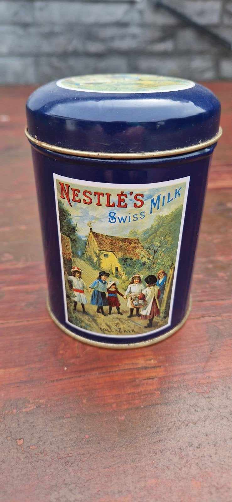 Vintage Nestlé's Swiss Milk blik - Verzamelobject, Ophalen of Verzenden