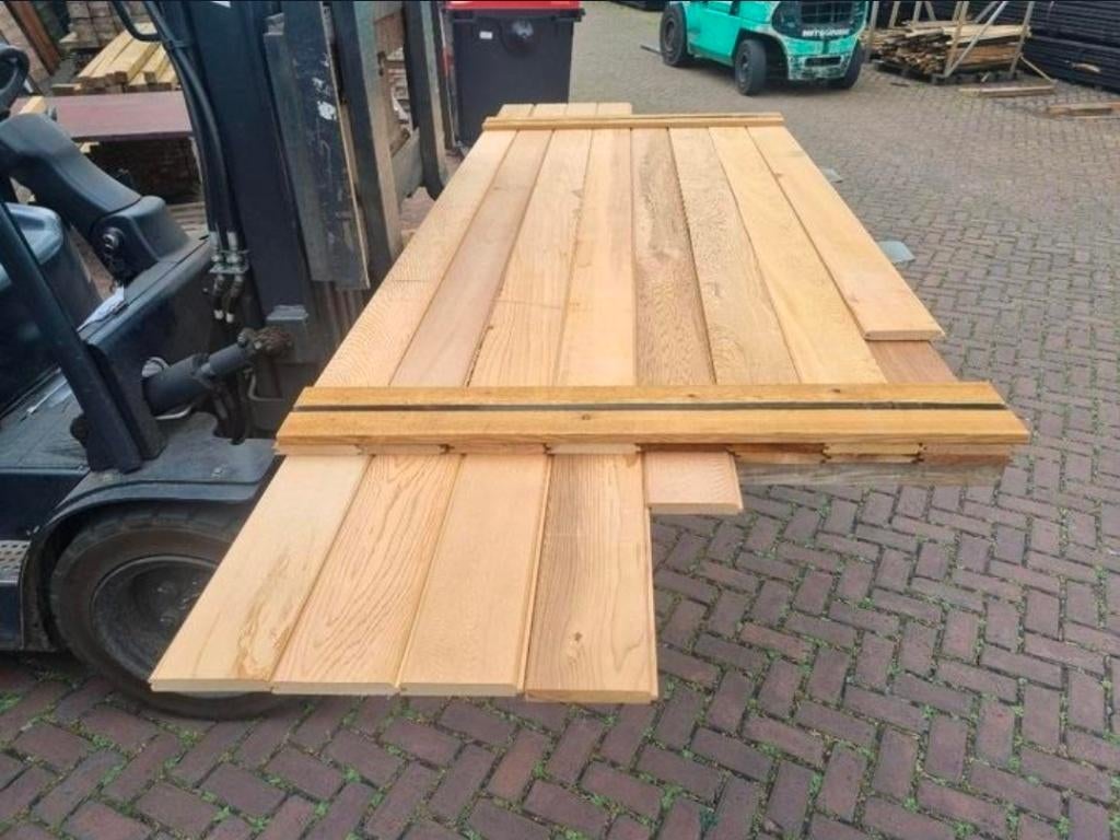 4.75 m2 Red Cedar puntgroef - nr: HP251, Tuin en Terras, Palen, Balken en Planken, Ophalen, Nieuw, 180 tot 250 cm, Planken