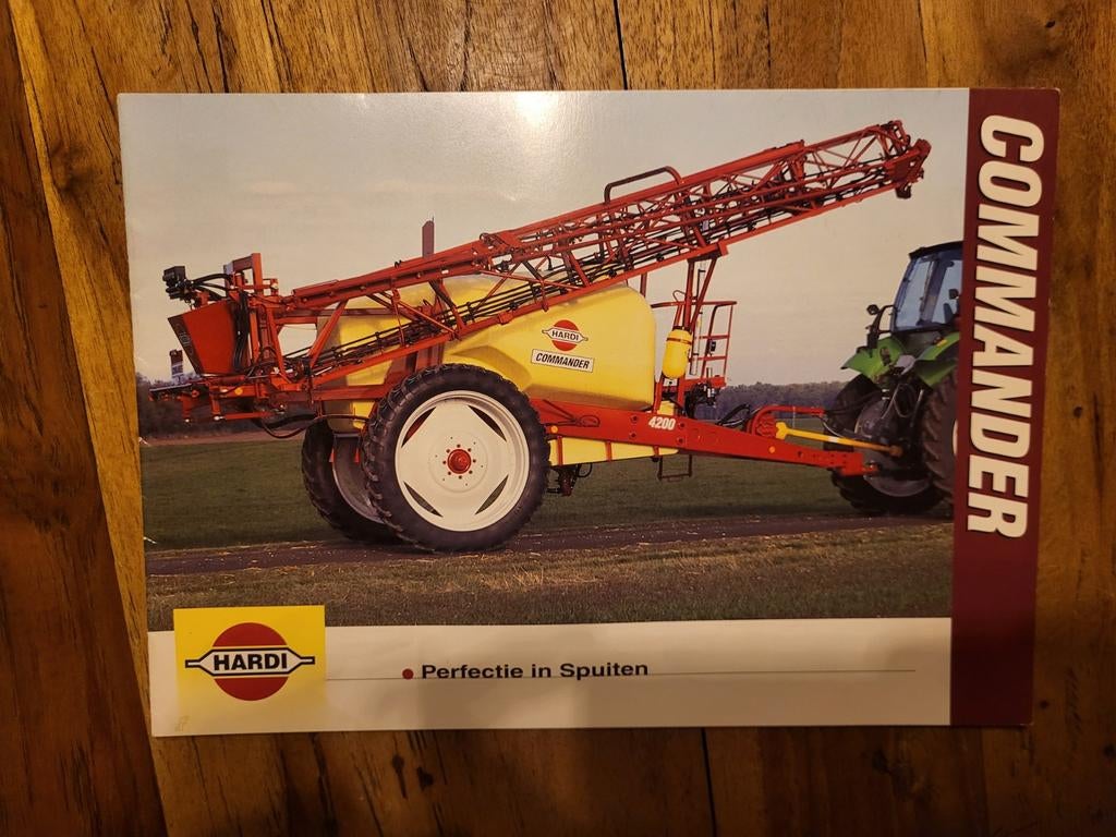 tractor folder HARDI commander 4200, Ophalen of Verzenden, Zo goed als nieuw