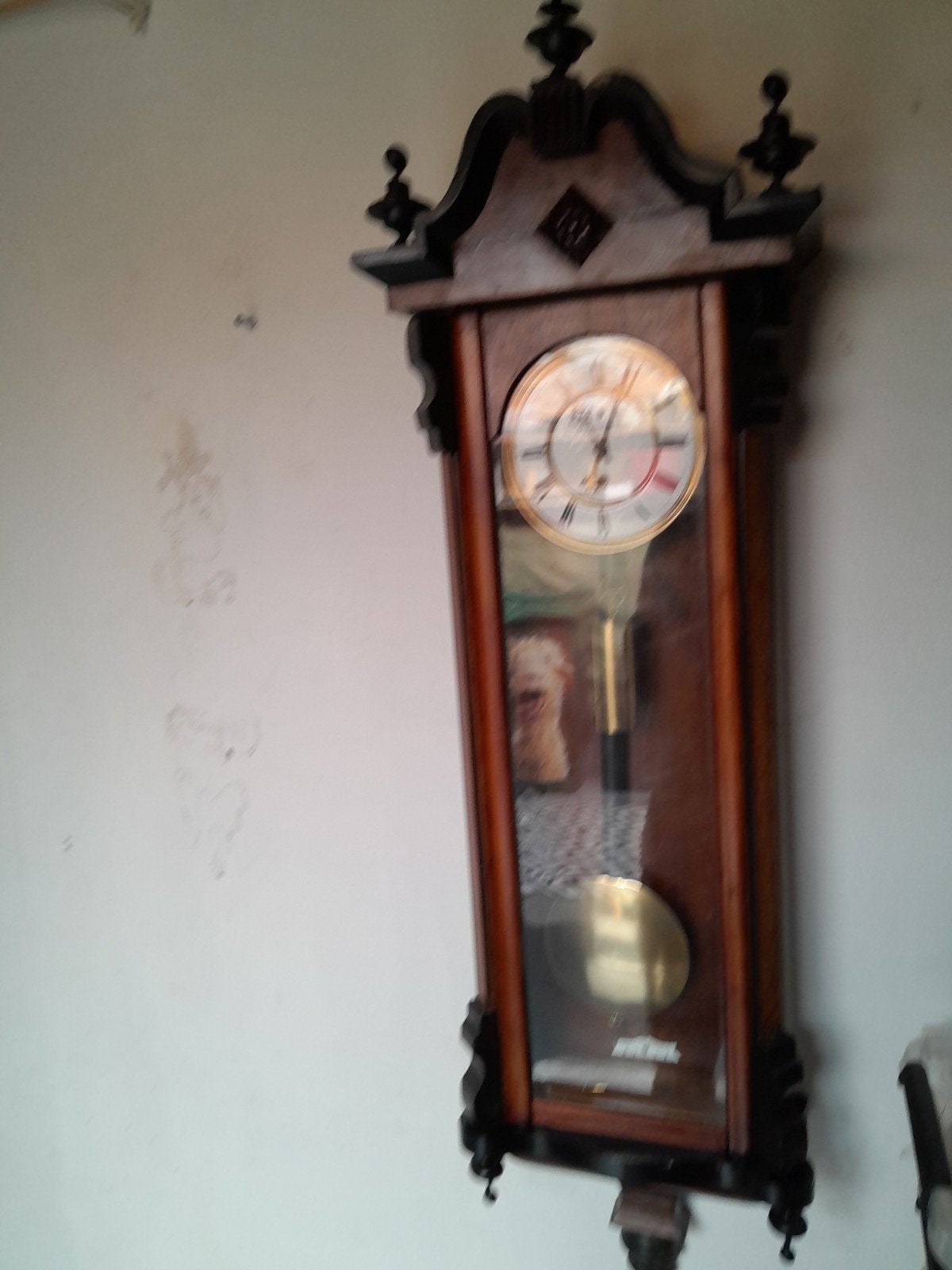 Antieke 1 gewicht regulateur, Ophalen