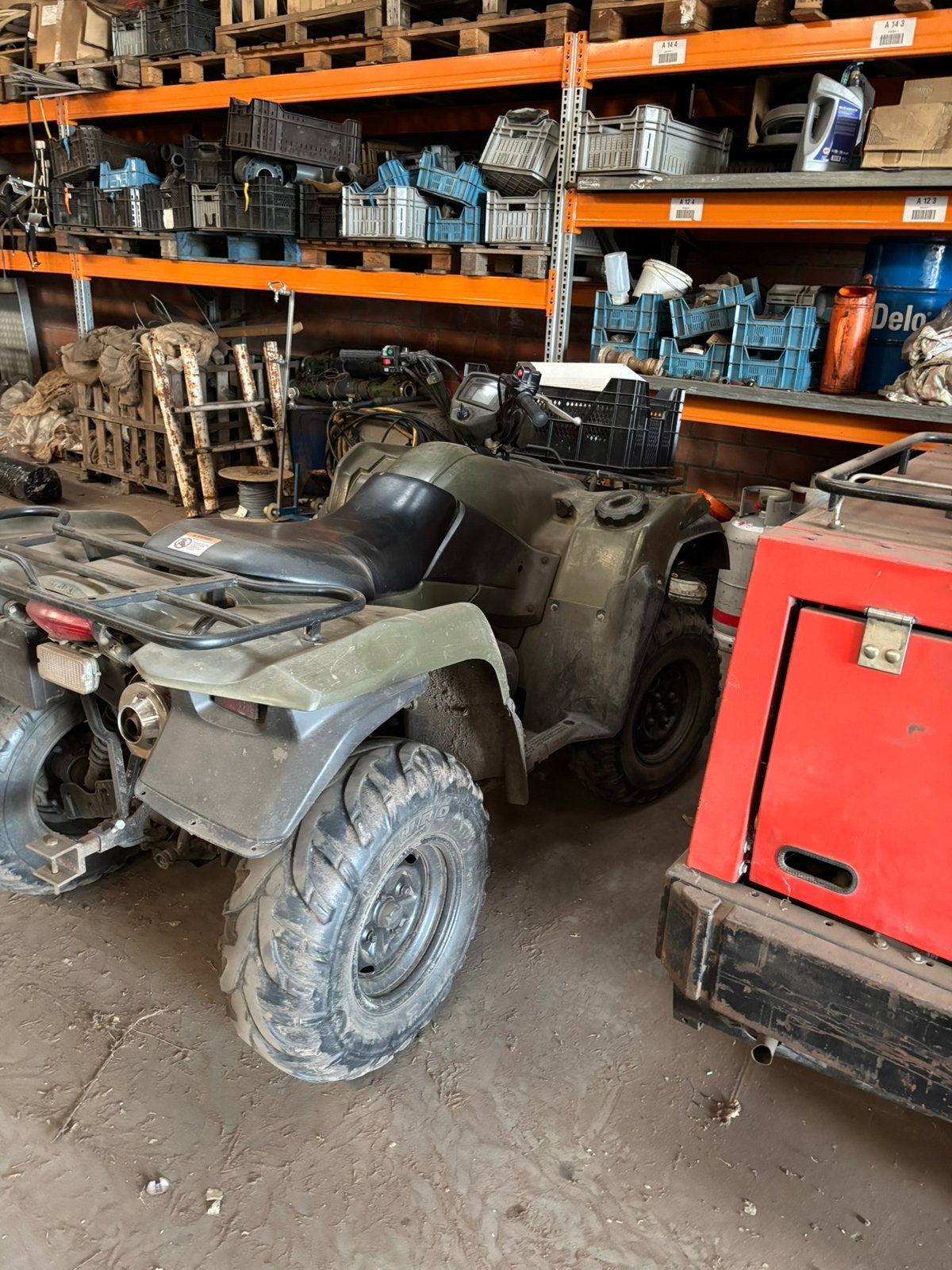 Quad 750cc, Ophalen