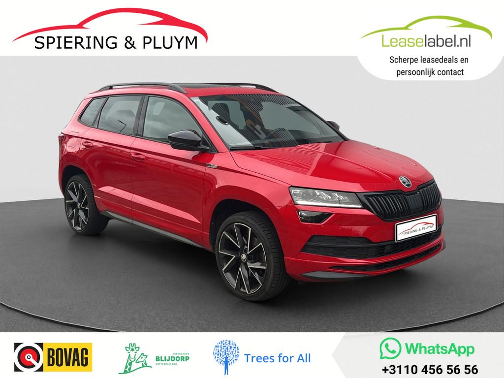 Skoda Karoq 1.5 TSI ACT Sportline Business | Pano | Adaptive, Auto's, Skoda, Stof, 4 cilinders, 150 pk, Bedrijf