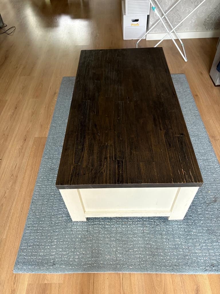 Landelijke salontafel, Ophalen, Gebruikt, 100 tot 150 cm, 50 tot 100 cm