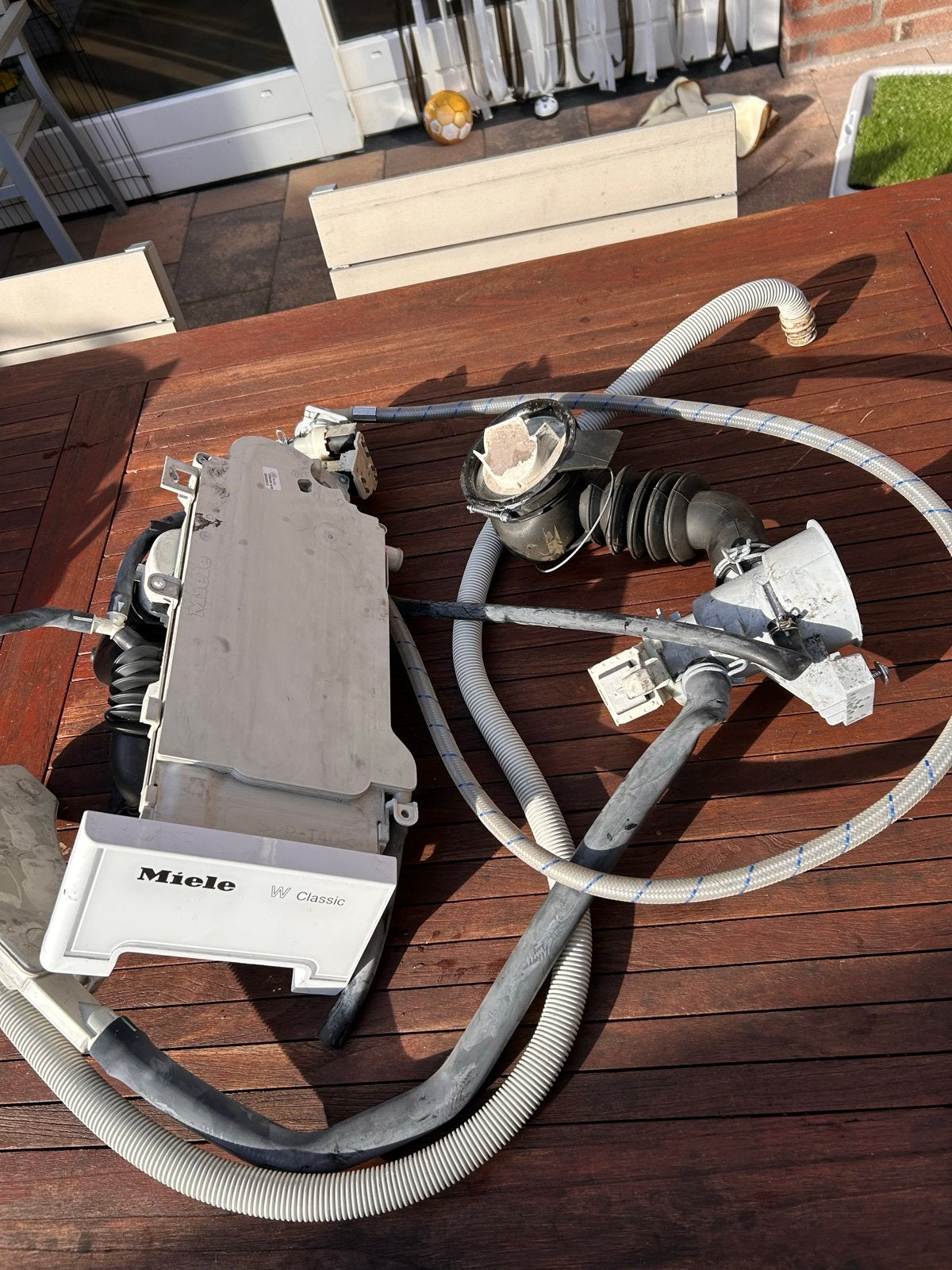 Miele WDA 110 Wasmachine Onderdelen - Pomp & Slangen, Witgoed en Apparatuur, Ophalen, Gebruikt