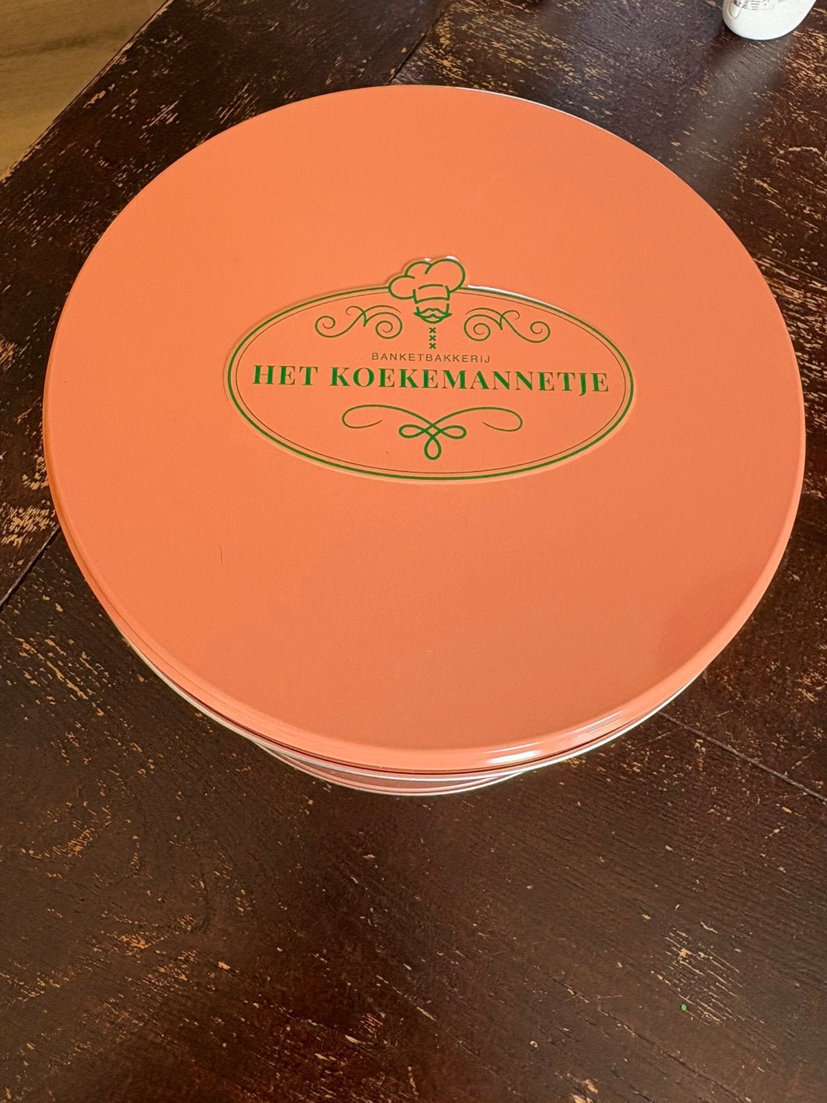 Het Koekemannetje trommel blik nieuw, Ophalen of Verzenden, Nieuw, Koek(jes), Overige merken