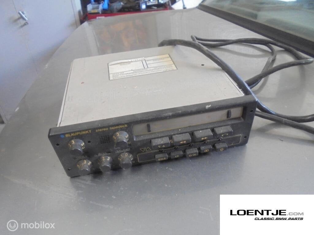 cassette speler BMW e21 blaupunkt e12 e28 etc oldtimer, Gebruikt, Ophalen of Verzenden, BMW