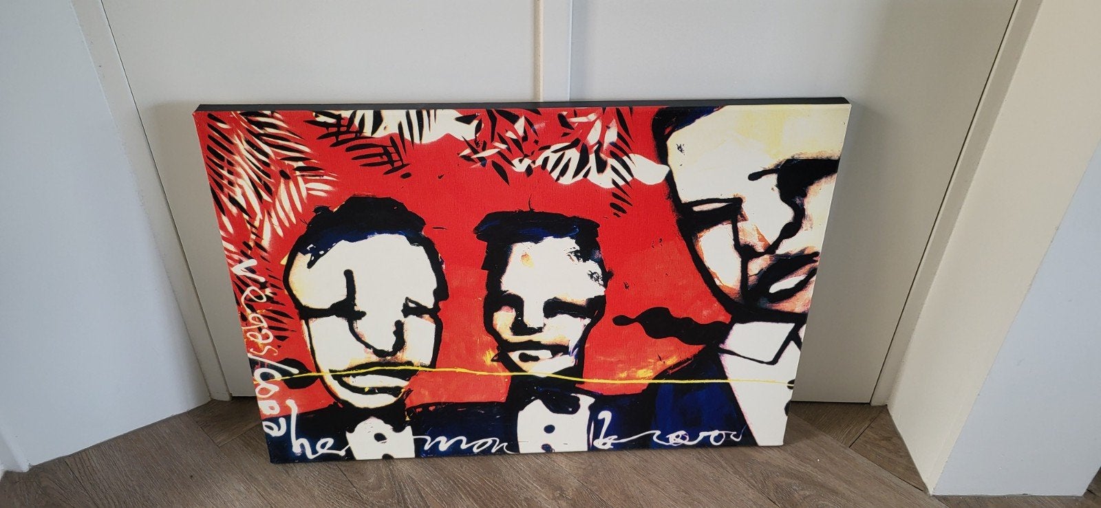 Herman brood  'Vegas Copa en Caktus Man " Blokker serie, Ophalen, Gebruikt, Schilderij, 5 – 50