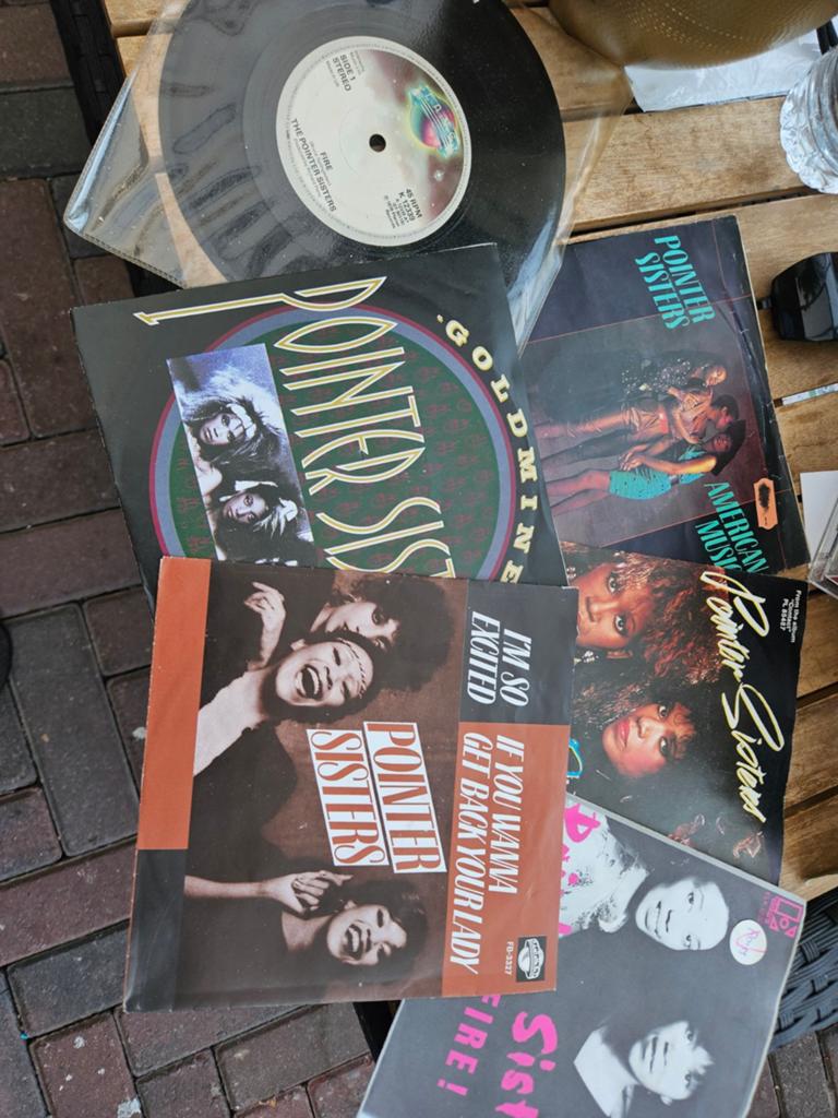 Pointer Sisters - 10 Singles Collectie, Cd's en Dvd's, Vinyl Singles, Gebruikt, 7 inch, Single, Ophalen of Verzenden
