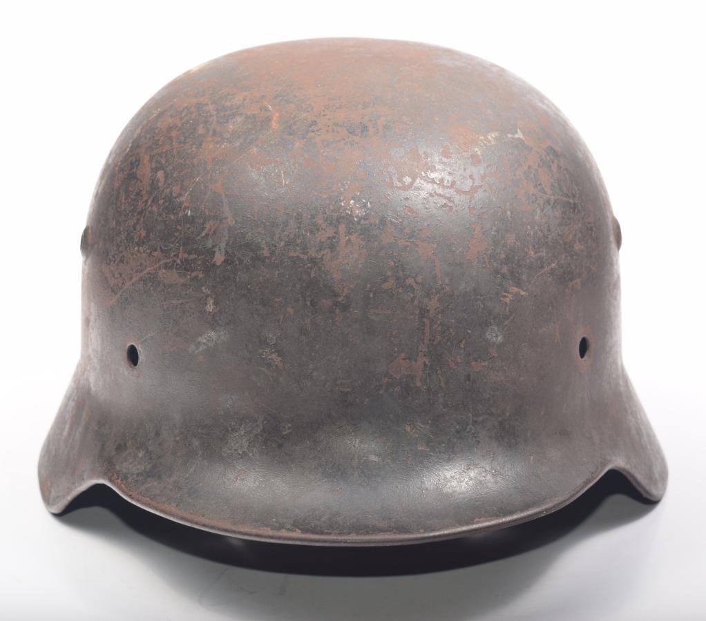 Duitse helm M35 DD luftwaffe schaal, Verzamelen, Ophalen of Verzenden, Luchtmacht, Duitsland, Helm of Baret