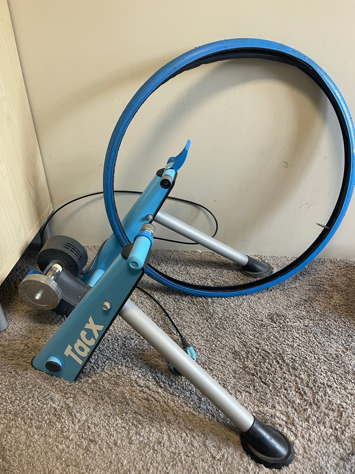 Tacx Blue Matic fietstrainer met trainingsband, Ophalen of Verzenden, Zo goed als nieuw, Overige typen