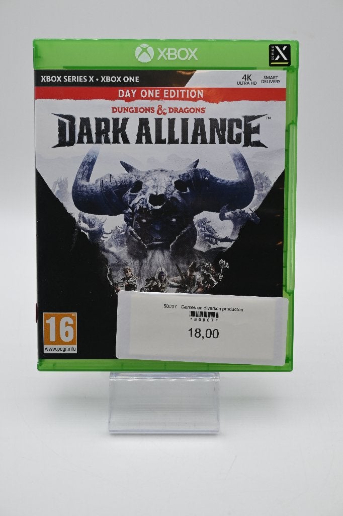 Dungeons & Dragons Dark Alliance Xbox One/Series X, Ophalen of Verzenden, Zo goed als nieuw, Support@wizards.com, Wizards of the Coast